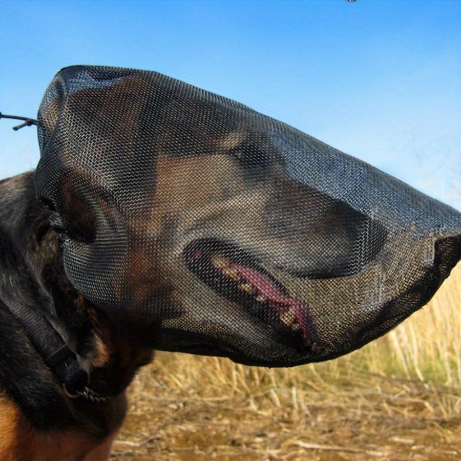 Running Gear Accessories - Dog Face Shield Lightweight Mesh Muzzle