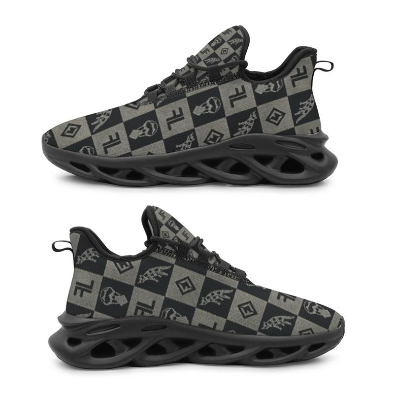 Running Gear Shoes - Ladies Men Running Shoes Sports Shoes，Checkerboard
