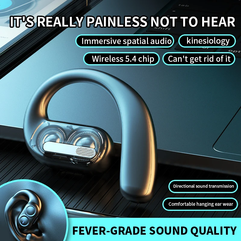 Wireless Bluetooth Headphones  - огляд і ціна Earphone Sport Hook