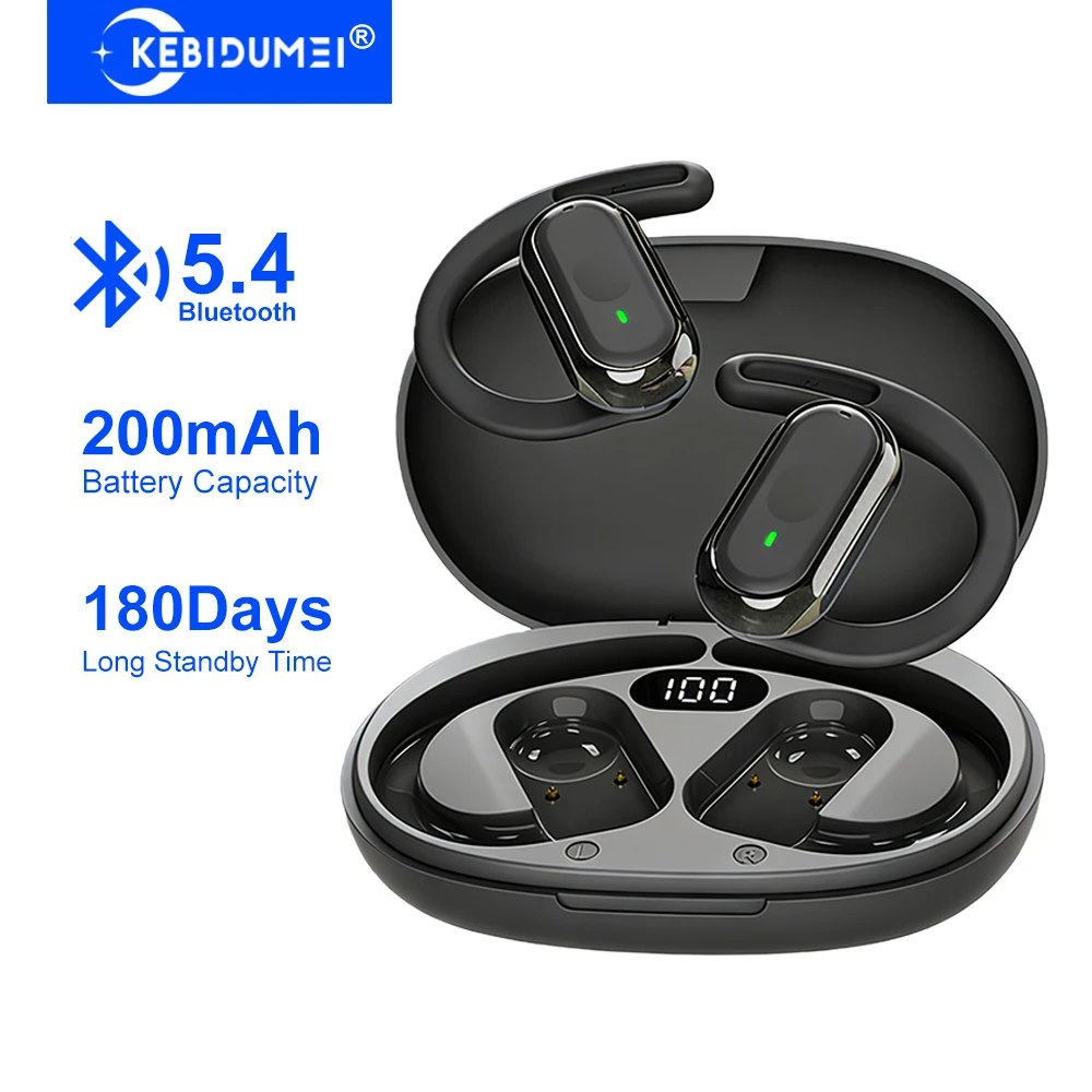 KEBIDUMEI Open-Ear Bluetooth 5 - огляд і ціна Earphone Sport Hook