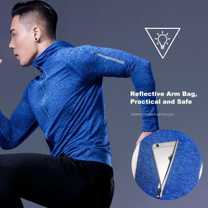 5-Piece Men's Fitness Clothes  - огляд і ціна Running Gear Quick Dry