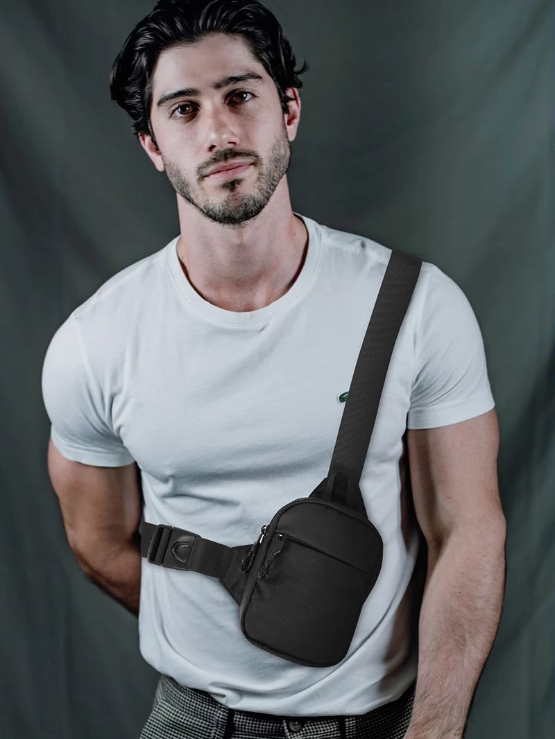 Casual Men Shoulder Chest Bag  - огляд і ціна Running Gear Belt