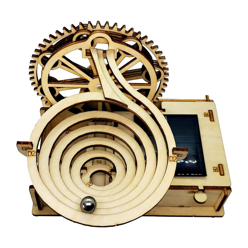 Practical 3D Wooden Marble Run - огляд і ціна Running Gear Vehicle