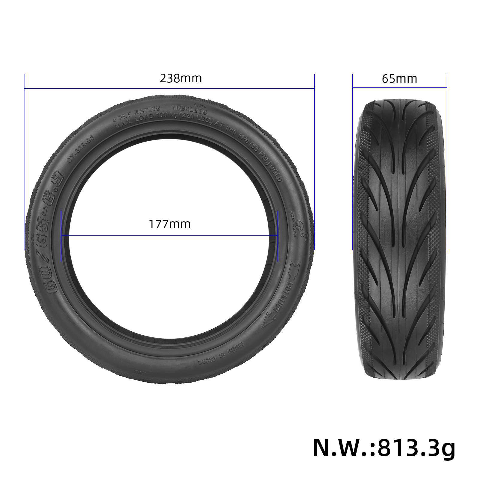 Scooter Front and Rear Tires 6 - огляд і ціна Running Gear Accessories