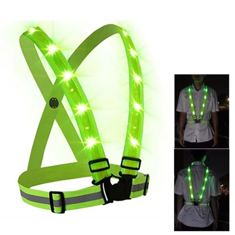 New Polyester LED Safety Vest  - огляд і ціна Running Gear Lights