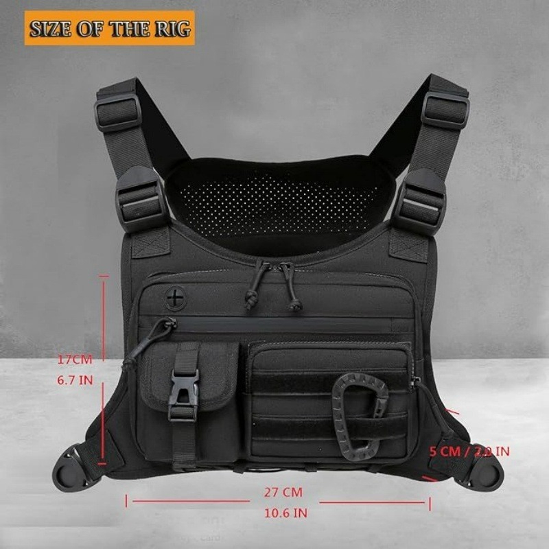 Tactical Chest Bag Men's Vest  - огляд і ціна Running Hydration Vest