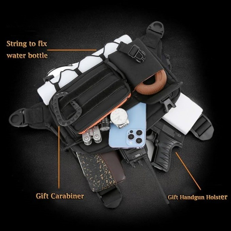 Tactical Chest Bag Men's Vest  - огляд і ціна Running Hydration Vest
