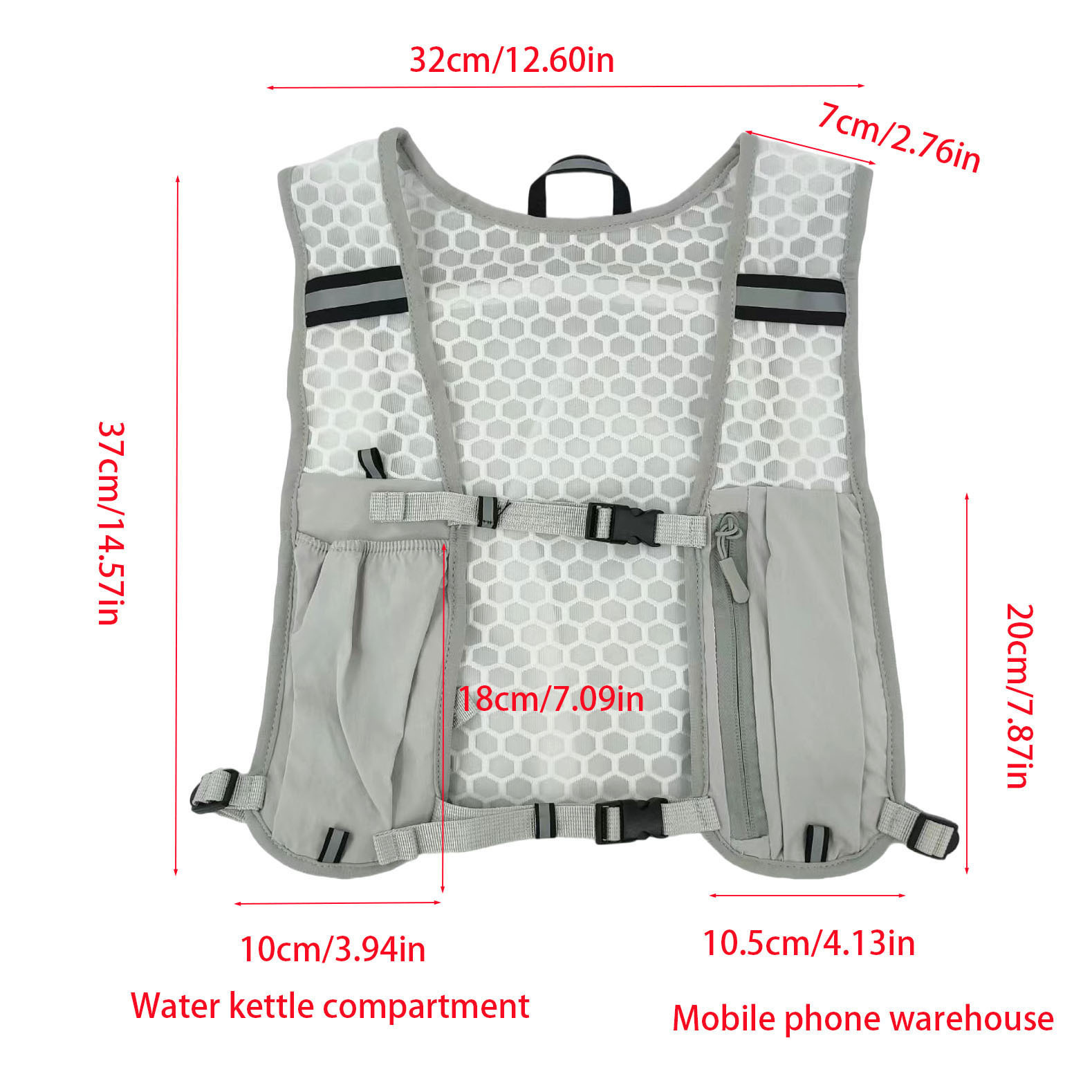 Unisex Running Vest Water-Resi - огляд і ціна Running Hydration Vest