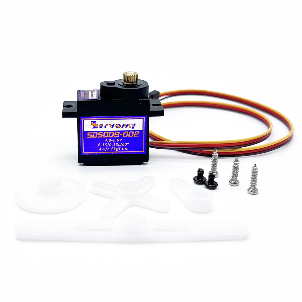 4pcs Servomy SDS009-02 9g Serv - огляд і ціна Running Gear Vehicle
