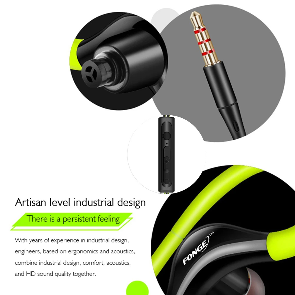 S760 Wired In-ear Waterproof E - огляд і ціна Earphone Sport Hook