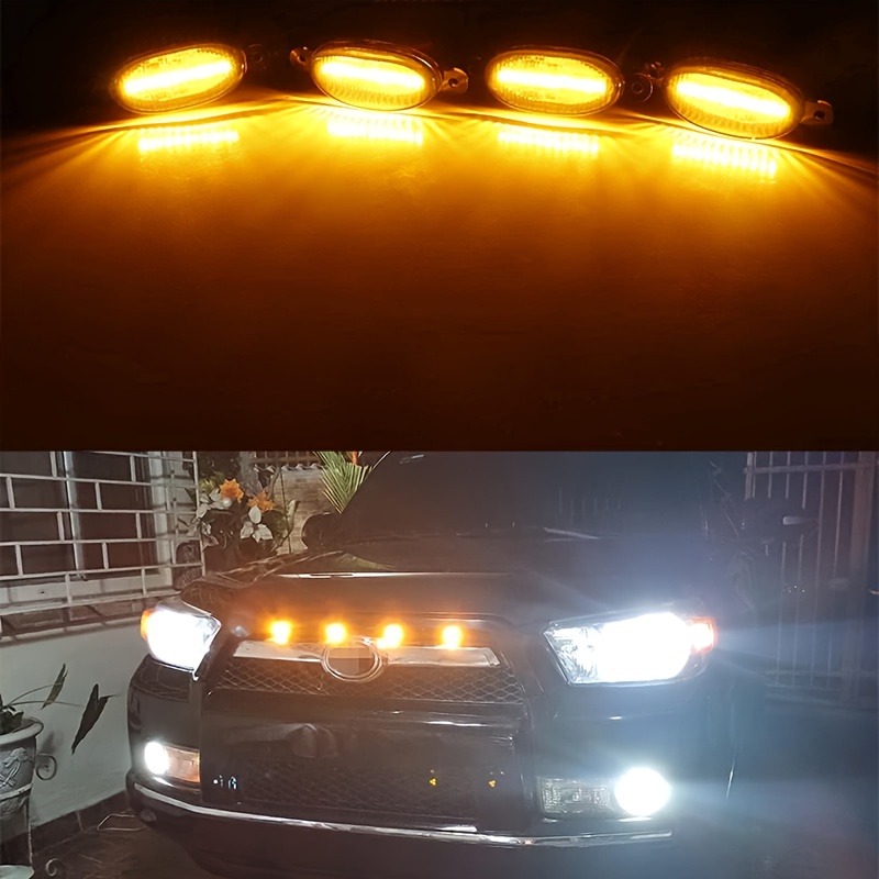 4Pcs/set Car LED Grille Light  - огляд і ціна Running Gear Accessories