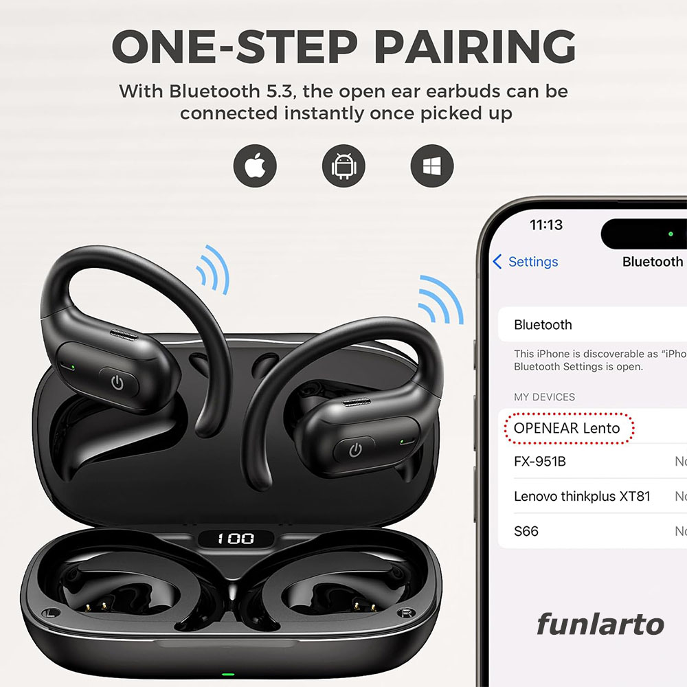 Open-Ear Wireless Running Head - огляд і ціна Earphone Sport Hook